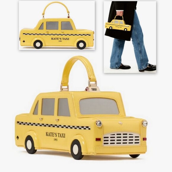 Kate Spade Big Apple NYC 3D Taxi Crossbody Bag - Picture 2 of 8